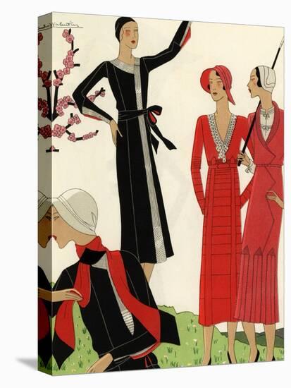 Women on the golf course in spring, 1931.-null-Premier Image Canvas