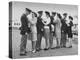 Women Pinning Wings Onto Four Air Force Cadets at Foster Field-Dmitri Kessel-Premier Image Canvas