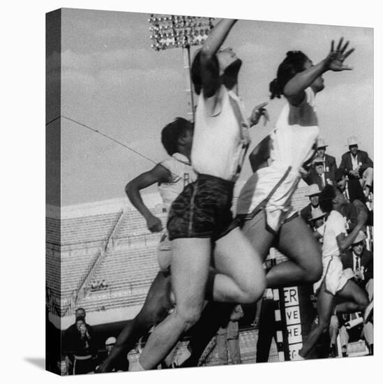 Women Racing in the Pan Am Games-George Silk-Premier Image Canvas