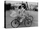 Women Riding Bicycles in Saigon-John Dominis-Premier Image Canvas