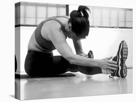 Women Stretching During Exercise Session, New York, New York, USA-Paul Sutton-Premier Image Canvas