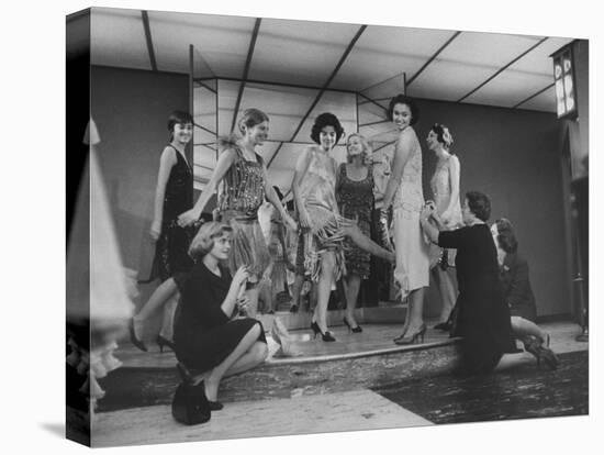 Women Trying on Costumes for the Roaring 20's Ball-Yale Joel-Premier Image Canvas