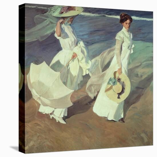 Women Walking on the Beach, 1909-Joaquín Sorolla y Bastida-Premier Image Canvas