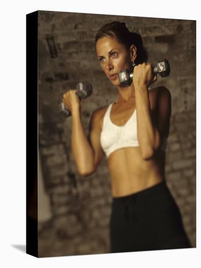 Women Working Out with Hand Wieghts, New York, New York, USA-Paul Sutton-Premier Image Canvas