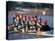 Womens Eights Rowing Team in Action-null-Premier Image Canvas