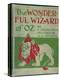 "Wonderful Wizard of Oz," First Edition Book Cover, Written by Frank Lyman Baum in 1900-null-Stretched Canvas