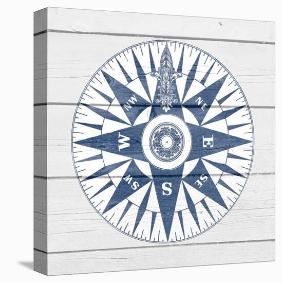 Wood Compass-Kimberly Allen-Stretched Canvas