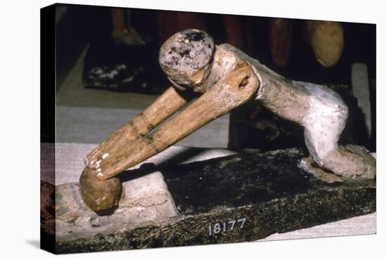 Wood Model of Woman Grinding Corn, Egyptian Tomb Finding, c1900 BC-Unknown-Premier Image Canvas