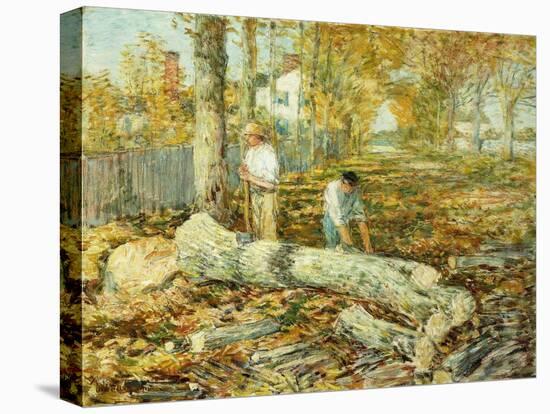 Woodcutters (The Old Elm)-Childe Hassam-Premier Image Canvas