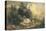 Wooded Landscape with Travellers, C.1777-Thomas Gainsborough-Premier Image Canvas