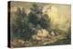 Wooded Landscape with Travellers, C.1777-Thomas Gainsborough-Premier Image Canvas