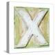 Wooden Alphabet Block, Letter X-donatas1205-Stretched Canvas