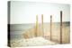 Wooden Beach Fence-Jessica Reiss-Premier Image Canvas