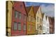 Wooden Buildings on the Waterfront, Bryggen, Vagen Harbour, UNESCO Site, Bergen, Hordaland, Norway-Gary Cook-Premier Image Canvas