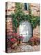 Wooden Doorway, Siena-Roger Duvall-Stretched Canvas