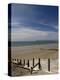 Wooden Groyne on the Beach at Amroth, Pembrokeshire, Wales, United Kingdom-Rob Cousins-Premier Image Canvas