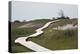 Wooden Path Through the Dune Scenery at Darsser Ort Boat on the Darss Peninsula-Uwe Steffens-Premier Image Canvas