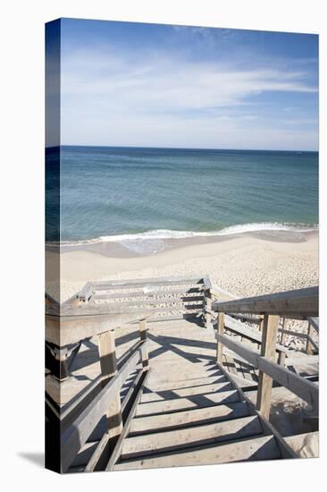 Wooden Steps at Nauset Light Beach in Cape Cod, Boston, Usa-null-Premier Image Canvas