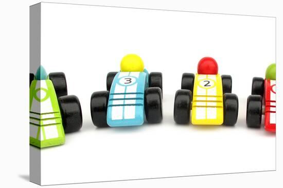 Wooden Toys Race Cars-Richard Peterson-Premier Image Canvas