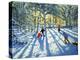 Woodland in Winter, Near Ashbourne, Derbyshire-Andrew Macara-Premier Image Canvas