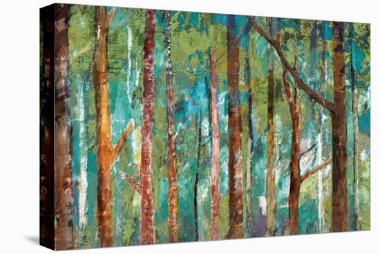 Woodland-Caroline Gold-Stretched Canvas