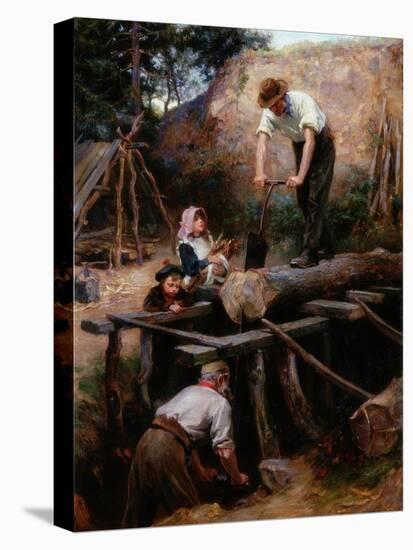 Woodsawyers, 1896-Ralph Hedley-Premier Image Canvas