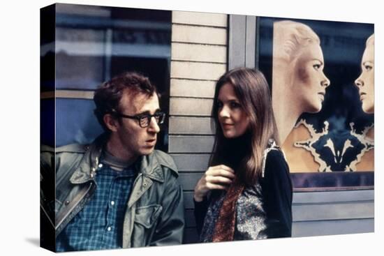 Woody Allen and Diane Keaton ANNIE HALL, 1977 directed by Woody Allen (photo)-null-Stretched Canvas