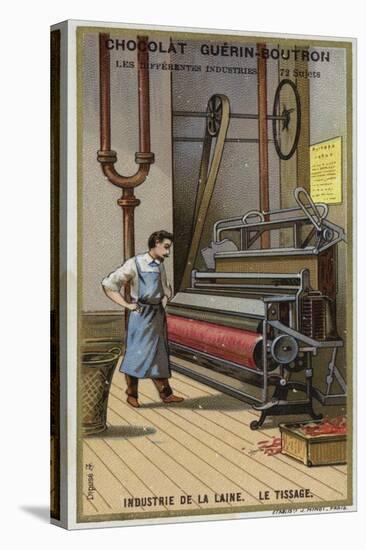 Wool Industry, Weaving-null-Premier Image Canvas