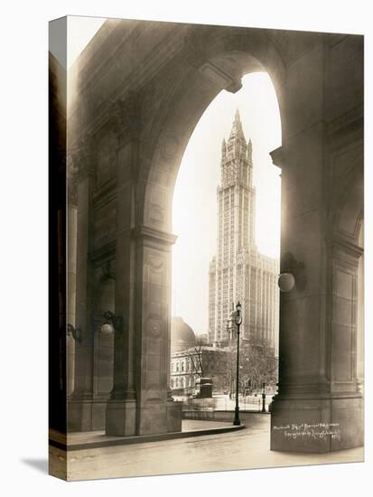 Woolworth Building Through Arch-null-Premier Image Canvas