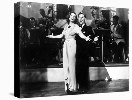 Words And Music, Judy Garland, Mickey Rooney, 1948-null-Stretched Canvas