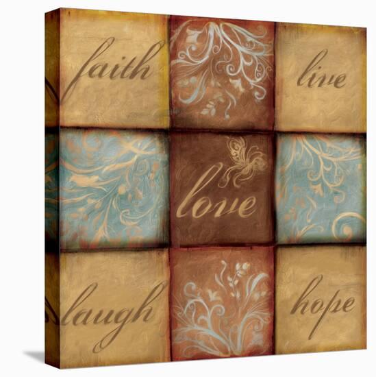 Words of Inspiration Love-Artique Studio-Stretched Canvas