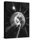 Workers Connecting Sections of Water Pipe in Tunnel-Ralph Crane-Premier Image Canvas