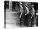 Workers Showing Tags to Enter Gate at Steel Plant-Alfred Eisenstaedt-Premier Image Canvas