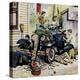 "Working on the Jalopy", May 20, 1950-Stevan Dohanos-Premier Image Canvas
