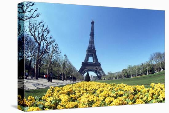 World famous Eiffel Tower. Paris, France-Bill Bachmann-Premier Image Canvas