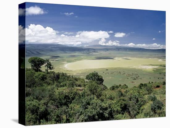 World Famous Ngorongoro Crater, 102-Sq Mile Crater Floor Is Wonderful Wildlife Spectacle, Tanzania-Nigel Pavitt-Premier Image Canvas