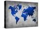 World  Map 10-NaxArt-Stretched Canvas