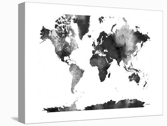 World Map BG 1-Marlene Watson-Premier Image Canvas