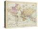 World Map Showing the European Colonies-F.s. Weller-Premier Image Canvas