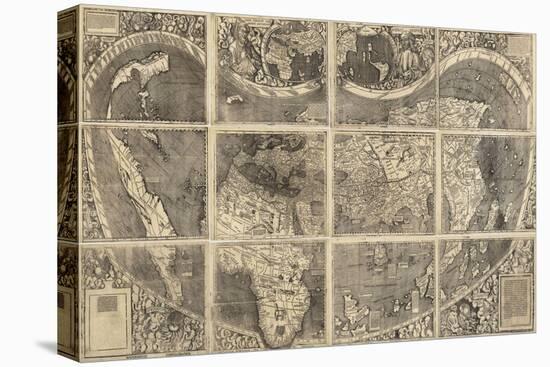 World Map Universalis Cosmographia, 1507-Martin Waldseemüller-Premier Image Canvas