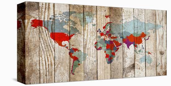 World Map VII-null-Stretched Canvas