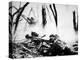 World War I, American Machine Gunners in Battle, 1918-null-Stretched Canvas