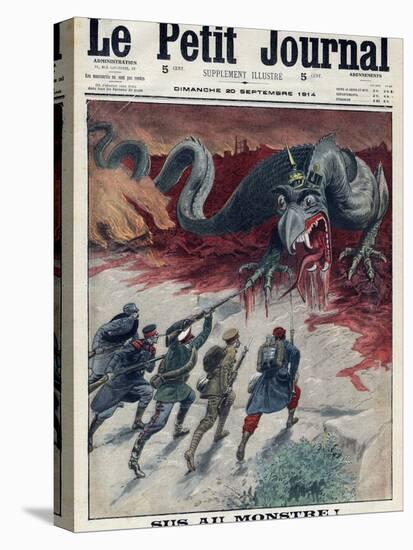 World War I, Death to the Monster-Stefano Bianchetti-Premier Image Canvas