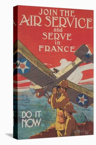 World War I Raf Recruitment Poster-null-Premier Image Canvas