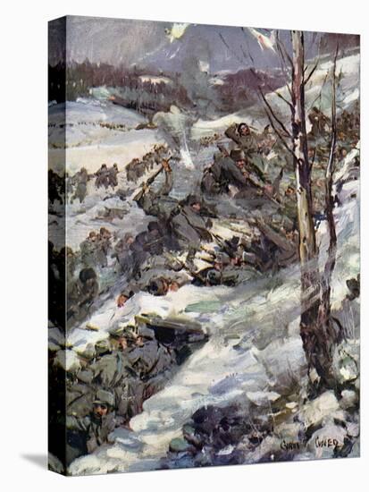 World War I- The Russians cross the Carpathians-Cyrus Cuneo-Premier Image Canvas