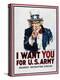 World War I: Uncle Sam-James Montgomery Flagg-Premier Image Canvas