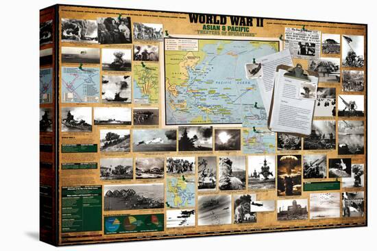 World War II - Asian and Pacific Theaters of Operations-null-Stretched Canvas