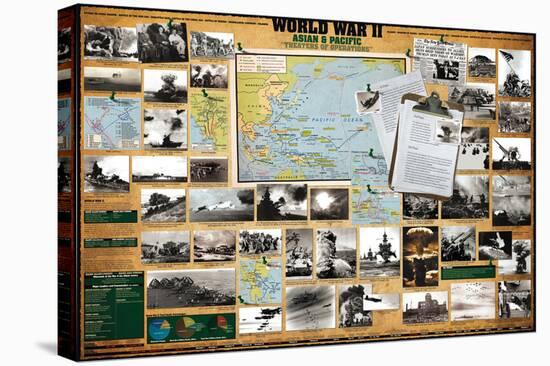 World War II - Asian and Pacific Theaters of Operations-null-Stretched Canvas