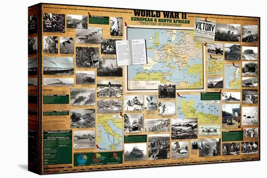 World War II - European and North African Theaters of Operations-null-Stretched Canvas