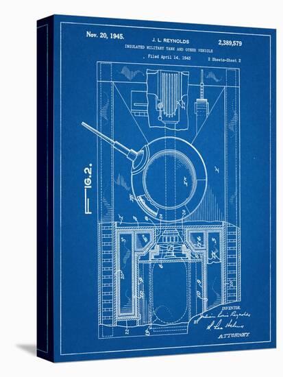 World War II Military Tank Patent-null-Stretched Canvas